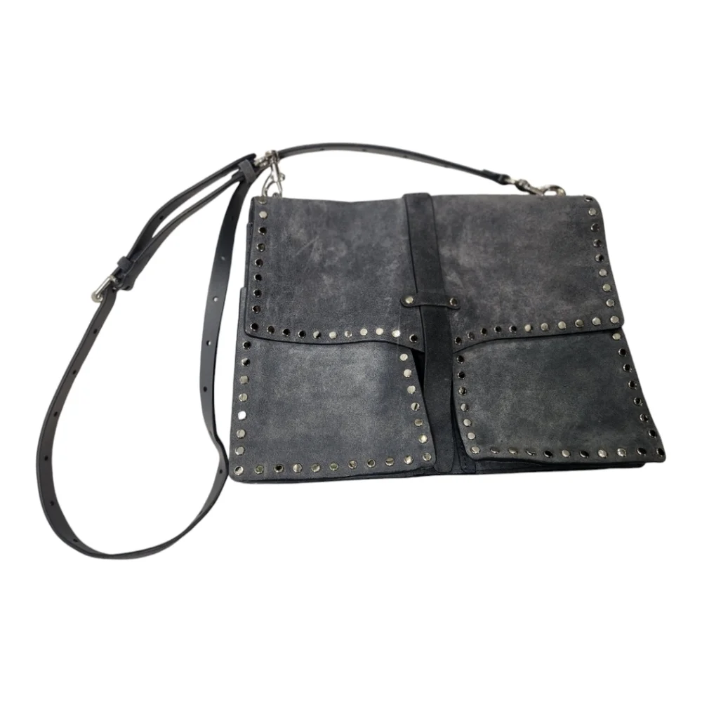 Rebecca‎ Minkoff Nanine Studded Messenger Shoulder Bag